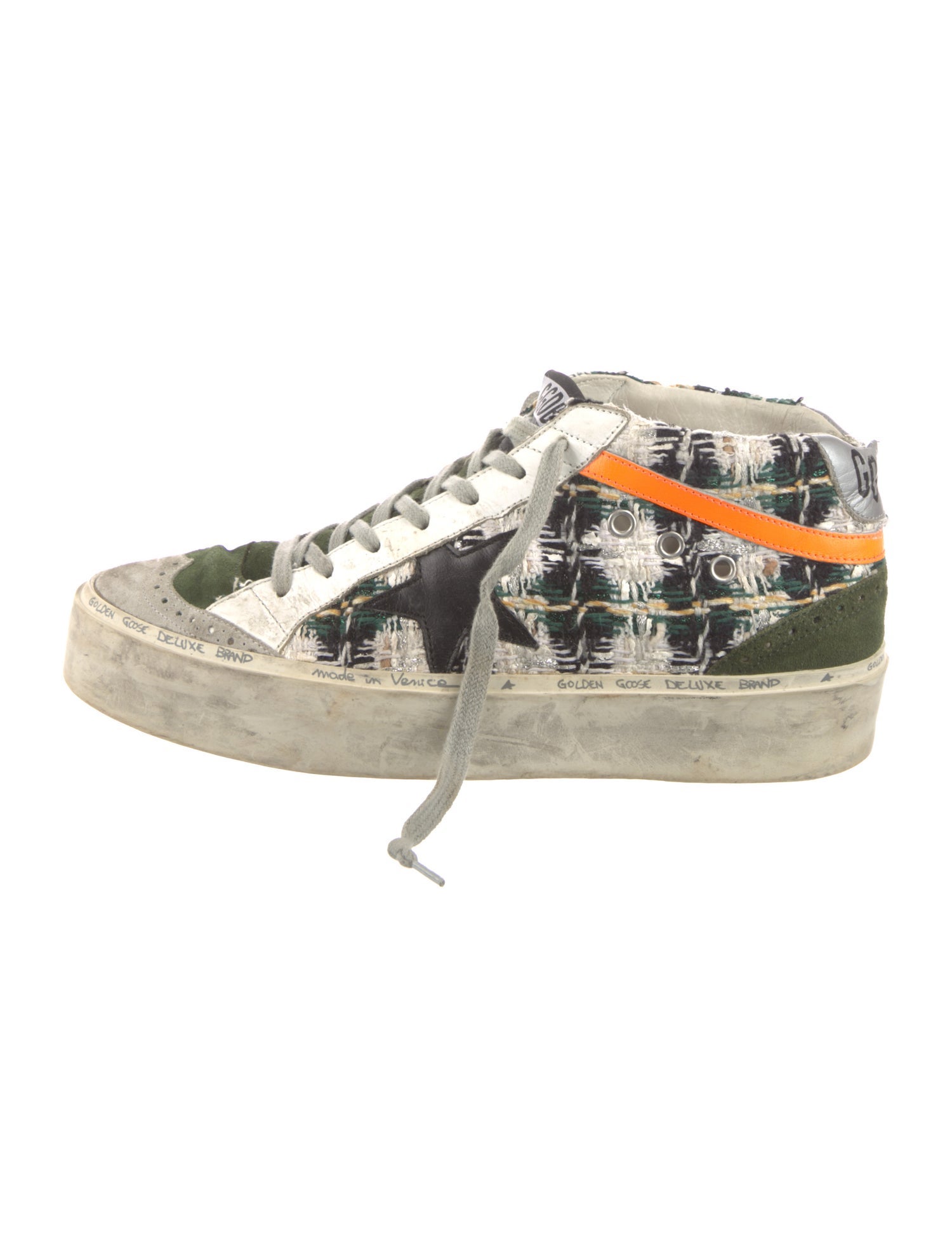 Golden Goose Suede Printed Sneakers
